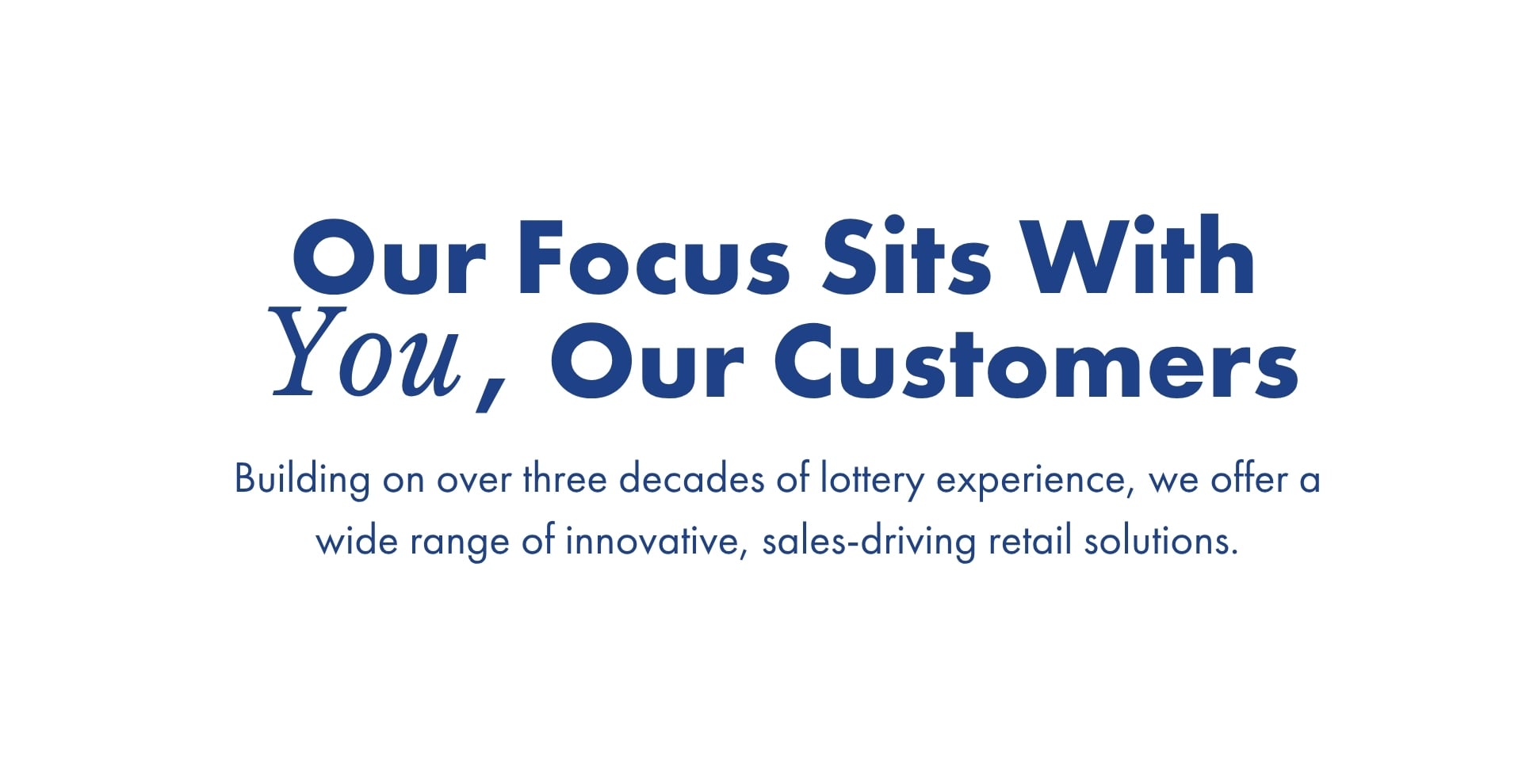 Innovating for Retail